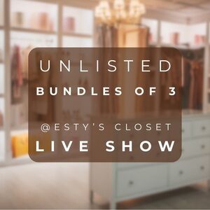 Unlisted Bundles of 3